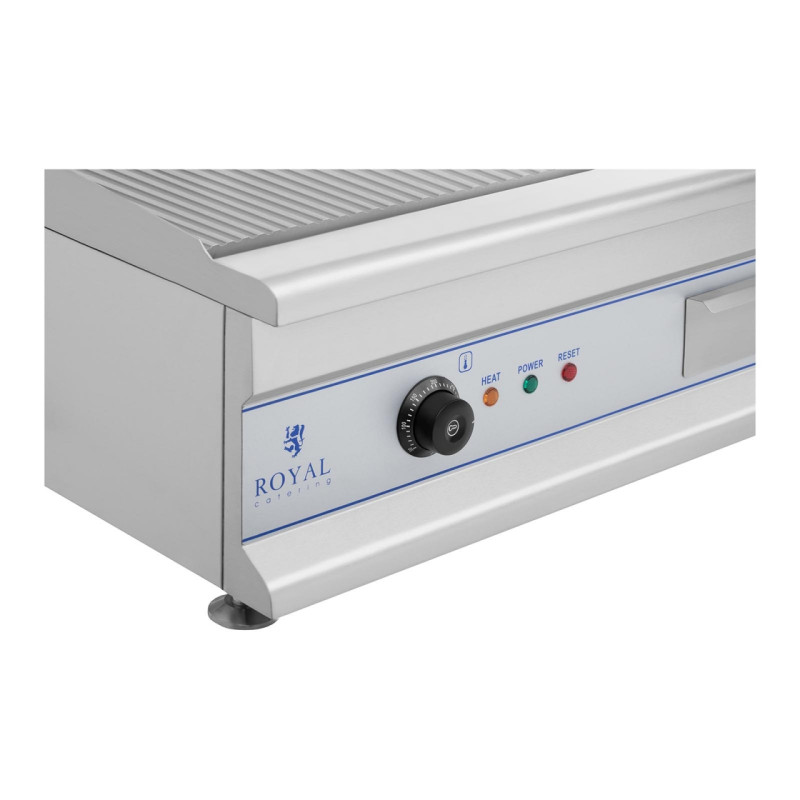 Elektrinis grilis 230V dvigubas didelis griovelis 100cm