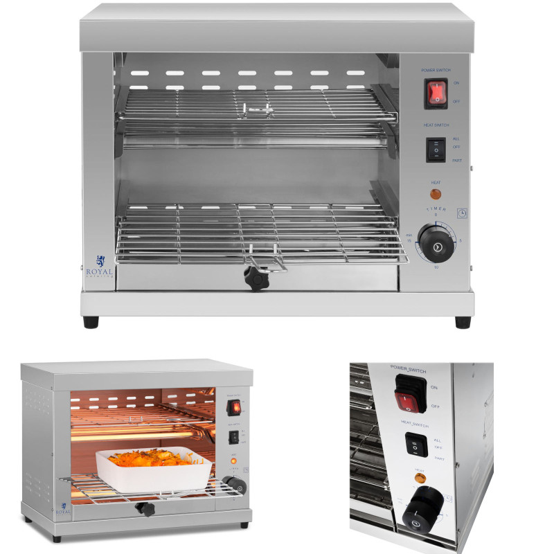 Dvigubas Salamander skrudintuvas 3250W