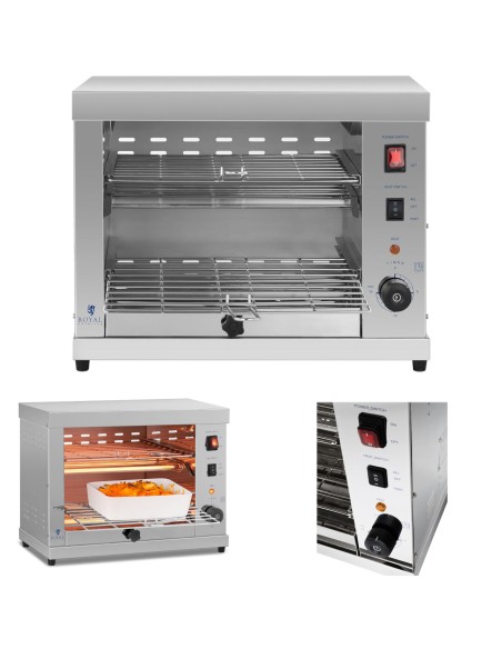 Dvigubas Salamander skrudintuvas 3250W