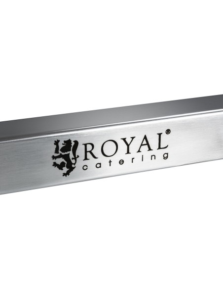 Serviravimo vežimėlis su 2 lentynomis iš nerūdijančio plieno