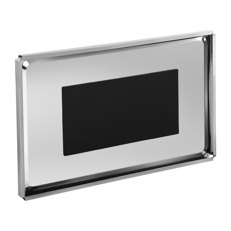 Serviravimo vežimėlis su 2 lentynomis iš nerūdijančio plieno