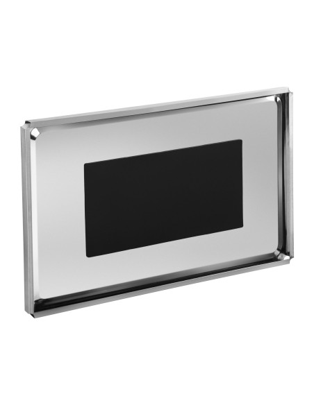 Serviravimo vežimėlis su 2 lentynomis iš nerūdijančio plieno