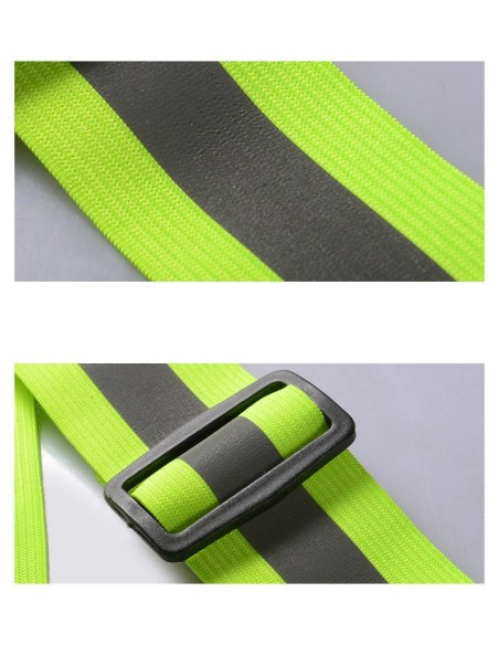 Šviesą atspindintys diržai, skirti dviračio motociklui, šviesą atspindinti liemenė, oranžinė