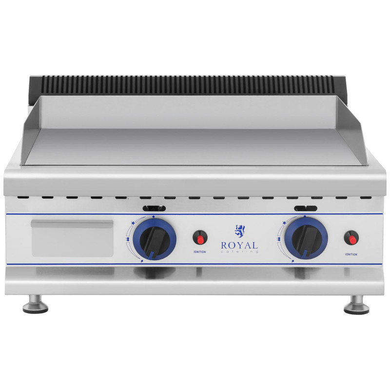 Dvigubas sklandus dujinis grilis SND / propano-butano dujoms 2 x 3000 W 30 mbar
