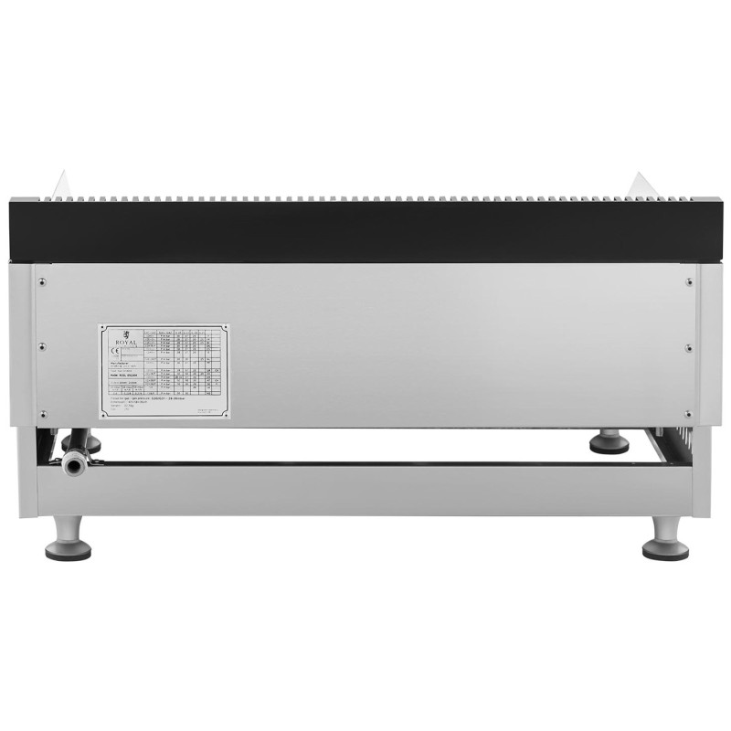 Dvigubas sklandus dujinis grilis SND / propano-butano dujoms 2 x 3000 W 30 mbar