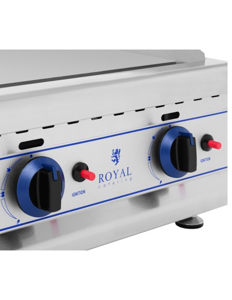 Dvigubas sklandus dujinis grilis SND / propano-butano dujoms 2 x 3000 W 30 mbar Dvigubas sklandus dujinis grilis SND / propano-butano dujoms 2 x 3000 W 30 mbar