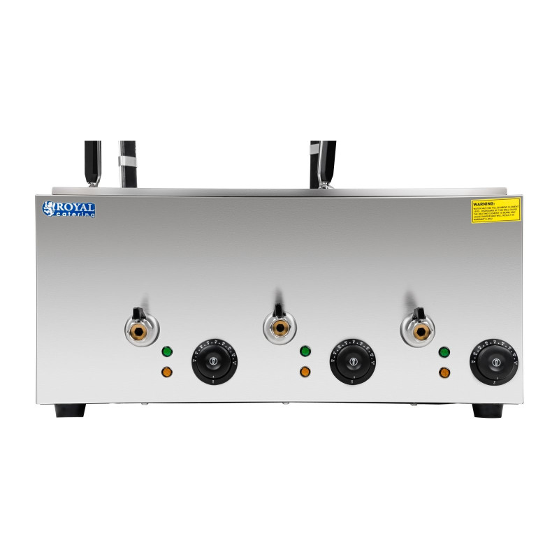 Makaroniarka viryklė makaronams ir koldūnams virti, 3 kameros su čiaupais