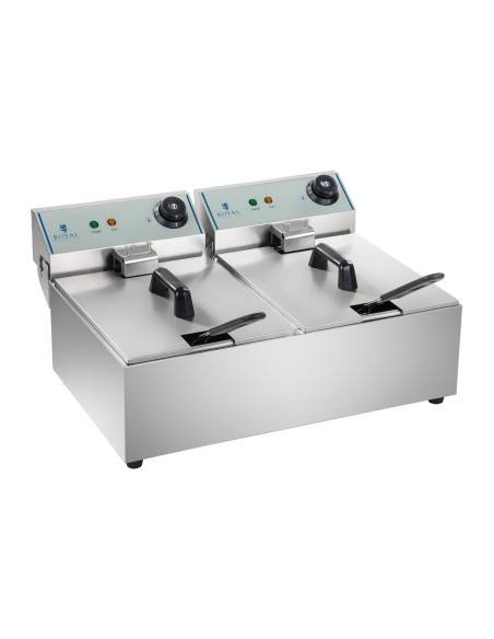 Dviguba elektrinė gruzdintuvė 2x5L Dviguba elektrinė gruzdintuvė 2x5L