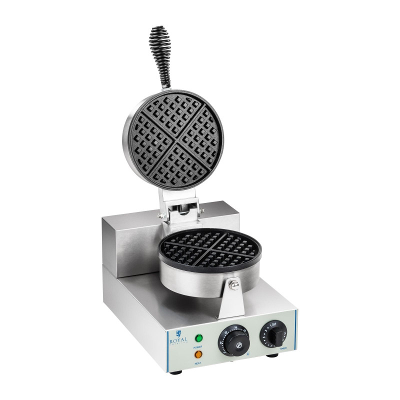 Apvalus viengubas 18,5 cm skersmens TEFLON vaflinis lygintuvas