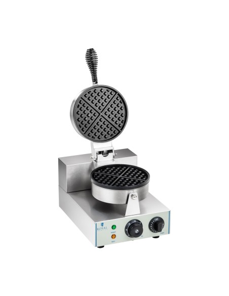 Apvalus viengubas 18,5 cm skersmens TEFLON vaflinis lygintuvas Apvalus viengubas 18,5 cm skersmens TEFLON vaflinis lygintuvas