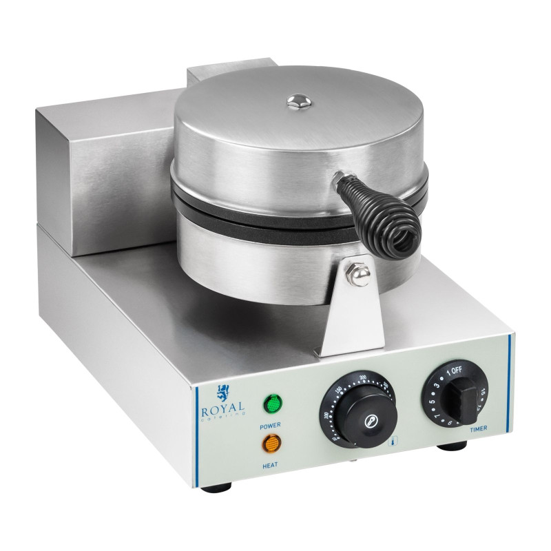 Apvalus viengubas 18,5 cm skersmens TEFLON vaflinis lygintuvas
