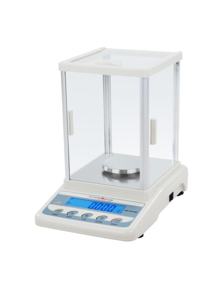 Tikslios svarstyklės su skersvėjų apsaugančia spintele SBS-LW-200A LCD tikslios. nuo 0,001 g iki 200 g Tikslios svarstyklės su skersvėjų apsaugančia spintele SBS-LW-200A LCD tikslios. nuo 0,001 g iki 200 g
