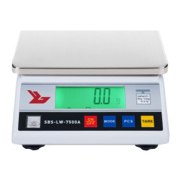 Tiksli skalė SBS-LW-7500A LCD tiksli nuo 0,1 g iki 7500 g