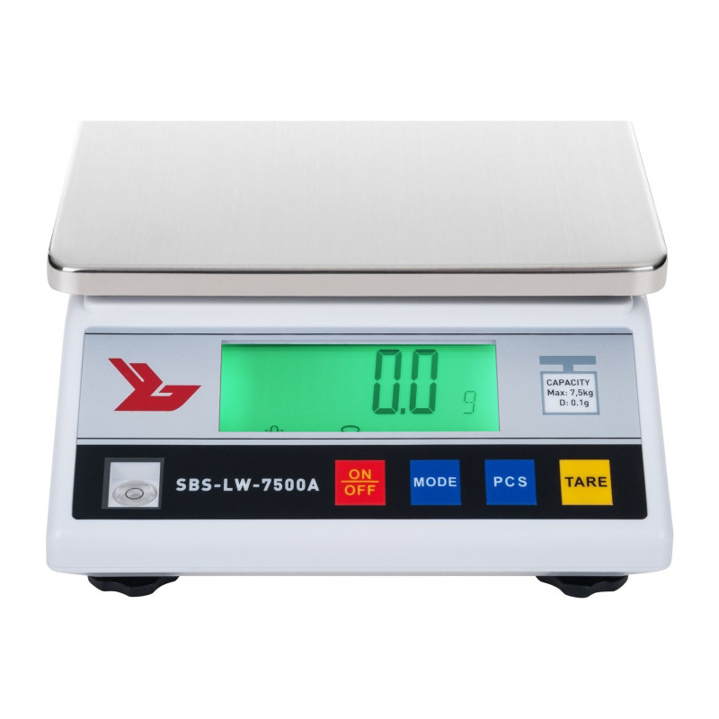 Tiksli skalė SBS-LW-7500A LCD tiksli nuo 0,1 g iki 7500 g