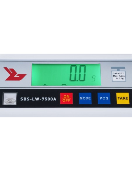 Tiksli skalė SBS-LW-7500A LCD tiksli nuo 0,1 g iki 7500 g Tiksli skalė SBS-LW-7500A LCD tiksli nuo 0,1 g iki 7500 g