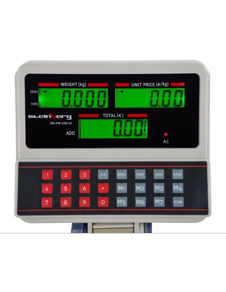 Platforminės parduotuvės svarstyklės SBS-PW-100 LCD iki 100kg Platforminės parduotuvės svarstyklės SBS-PW-100 LCD iki 100kg