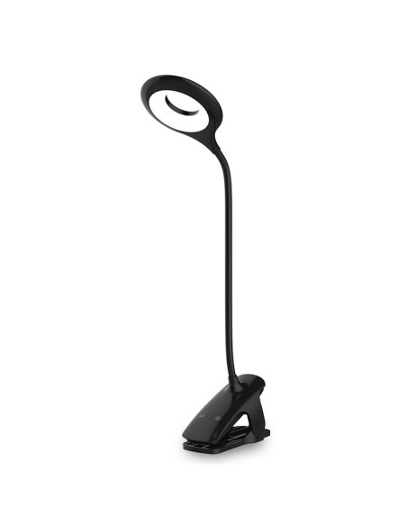 Belaidė LED prisegama skaitymo lempa + mikro USB laidas juodas Belaidė LED prisegama skaitymo lempa + mikro USB laidas juodas
