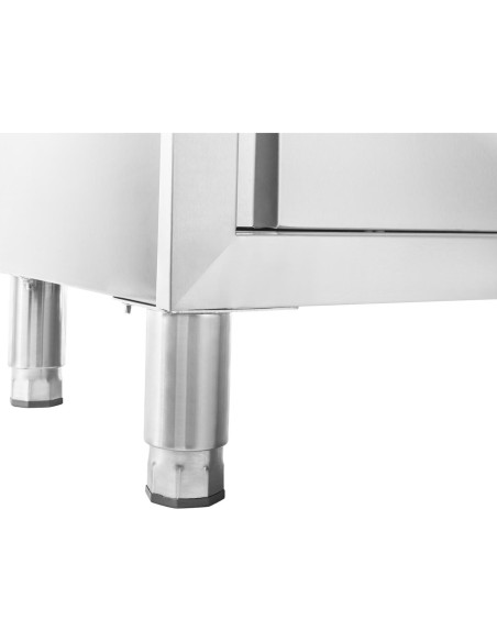 Nerūdijančio plieno gastronominė spinta su stumdomomis durimis 180x118x50cm Nerūdijančio plieno gastronominė spinta su stumdomomis durimis 180x118x50cm