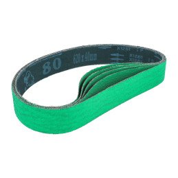 Juostos begalinės šlifavimo juostos 620x40mm grūdėtumas P80 5vnt.