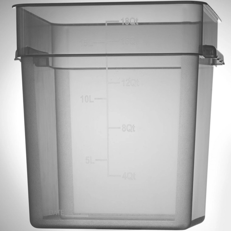 Maisto saugojimo indas su 17,2 l svarstyklėmis 290 x 290 x 320 mm - Hendi 870952