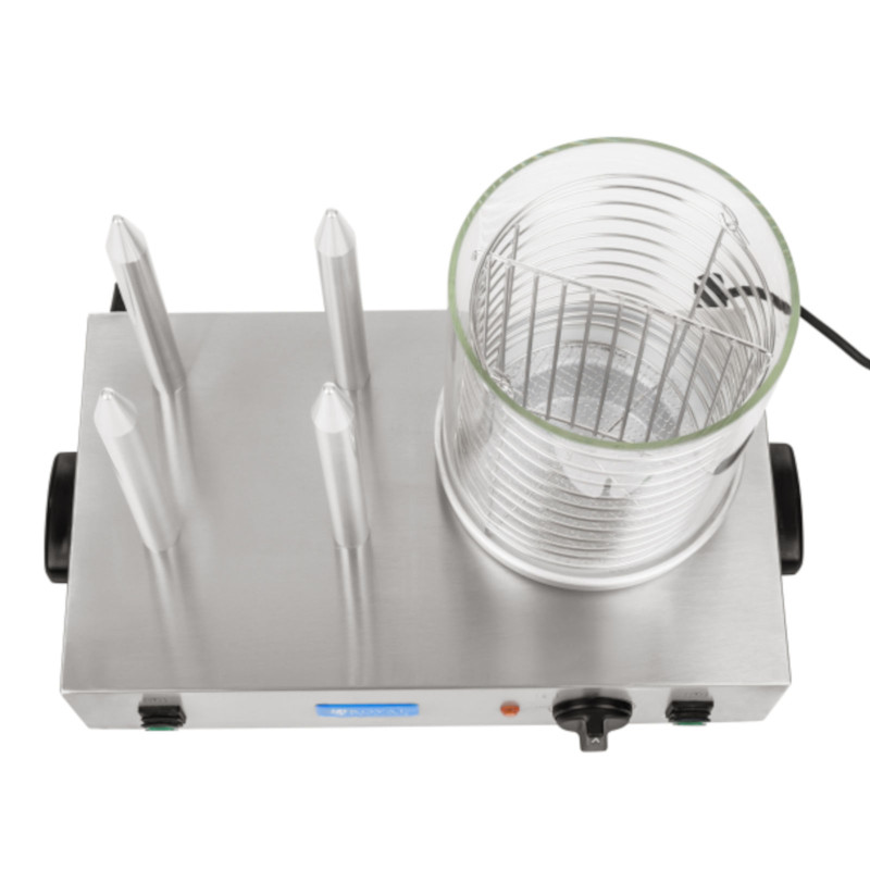 Stiklinis cilindras Royal Catering Hot Dog Heater
