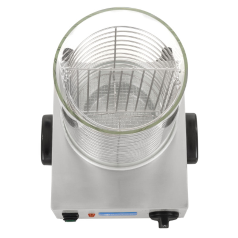 Stiklinis cilindras Royal Catering Hot Dog Heater