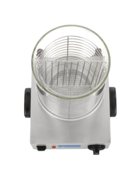 Stiklinis cilindras Royal Catering Hot Dog Heater Stiklinis cilindras Royal Catering Hot Dog Heater
