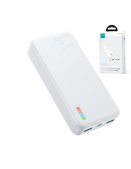 Powerbank 20000mAh Dazzling Series 22,5W balta Powerbank 20000mAh Dazzling Series 22,5W balta