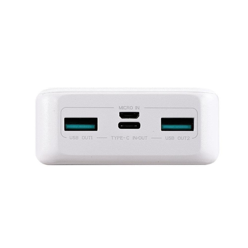 Powerbank 20000mAh Dazzling Series 22,5W balta