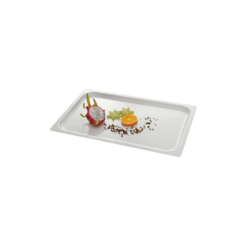 Indai ir maisto pateikimo padėklas 530x325mm GN 1/1 baltas - Hendi 561607