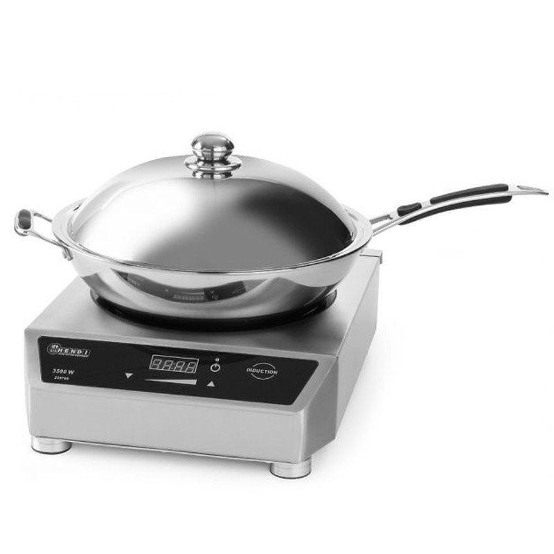 Indukcinis wok 3100W su Profi Line indukcine keptuve - Hendi 239681 Indukcinis wok 3100W su Profi Line indukcine keptuve - Hendi 239681