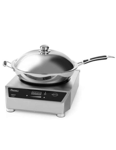 Indukcinis wok 3100W su Profi Line indukcine keptuve - Hendi 239681 Indukcinis wok 3100W su Profi Line indukcine keptuve - Hendi 239681