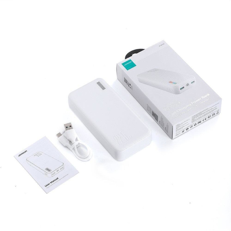 Powerbank 20000mAh Dazzling Series 22,5W balta