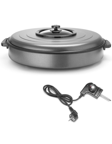 Elektrinė keptuvė kepti ir kepti 55cm 1600W - Hendi 239605