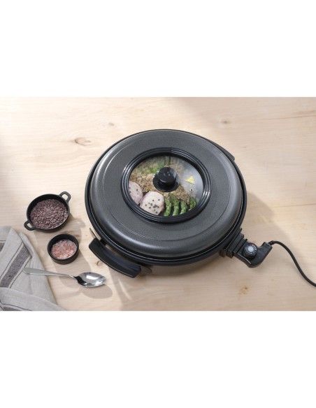 Elektrinė keptuvė kepti ir kepti 55cm 1600W - Hendi 239605