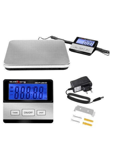 Pašto platforminės svarstyklės siuntiniams SBS-PT-200/50 iki 200kg / 50g Pašto platforminės svarstyklės siuntiniams SBS-PT-200/50 iki 200kg / 50g