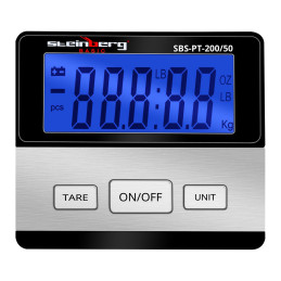 Pašto platforminės svarstyklės siuntiniams SBS-PT-200/50 iki 200kg / 50g