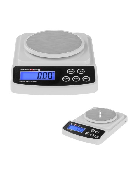 Tikslios laboratorinės svarstyklės SBS-LW-500/10 iki 600g / 0,01g Tikslios laboratorinės svarstyklės SBS-LW-500/10 iki 600g / 0,01g