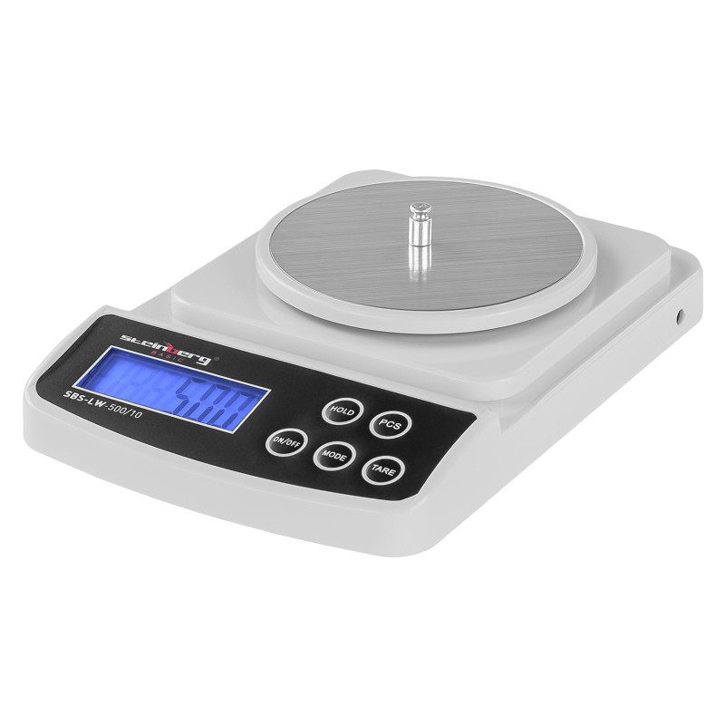 Tikslios laboratorinės svarstyklės SBS-LW-500/10 iki 600g / 0,01g