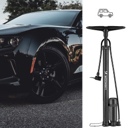 Rankinis automobilio dviračio siurblys juodas