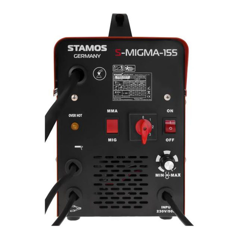 Pusiau automatinis transformatorinis suvirinimo migomatas IGBT MIG / MAG MMA 155A