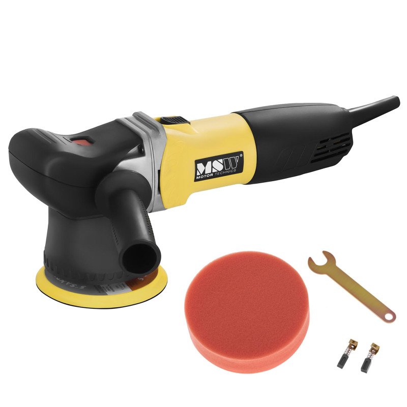 „Sander Orbital Polisher“ svyruojantis dvigubo veikimo MSW Velcro diskas 125 mm M8 800 W