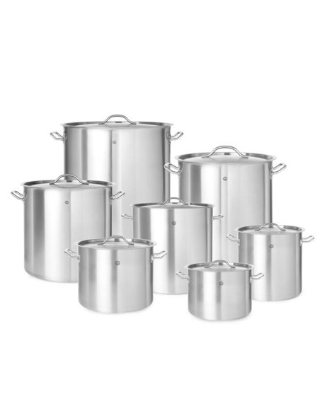 Budget Line puodas su dangteliu 50 l sk. 400 x 400 h – Hendi 834701 Budget Line puodas su dangteliu 50 l sk. 400 x 400 h – Hendi 834701