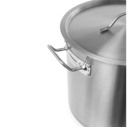 Budget Line puodas su dangteliu 50 l sk. 400 x 400 h – Hendi 834701