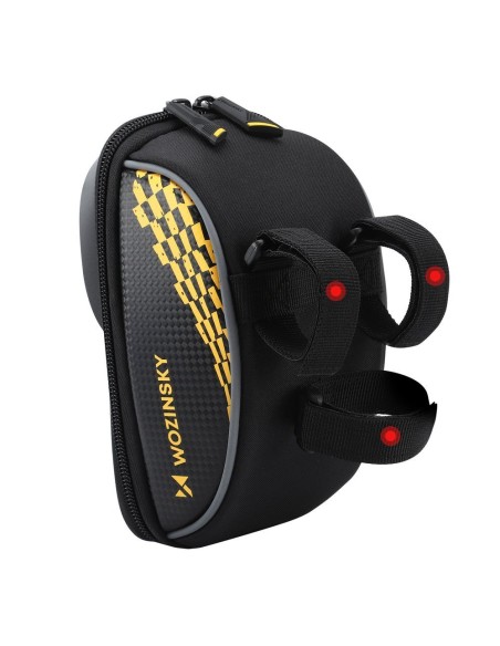 Dviračio vairo krepšys 1 l telefono dangtelis juodas