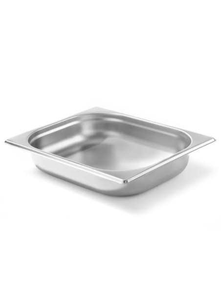 GN 1/2 konteineris, aukštis 40 mm, nerūdijantis plienas - Hendi 800317