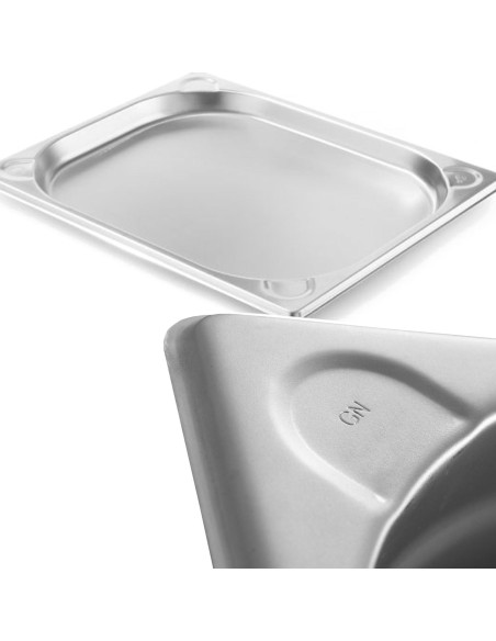 Kitchen Line GN 1/2 plieninis konteineris, aukštis 20 mm - Hendi 806302 Kitchen Line GN 1/2 plieninis konteineris, aukštis 20 mm - Hendi 806302