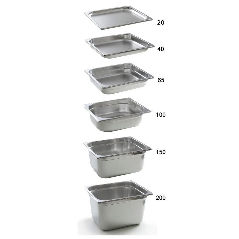 Kitchen Line GN 1/2 plieninis konteineris, aukštis 20 mm - Hendi 806302