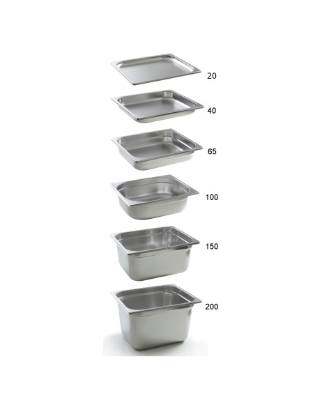 Kitchen Line GN 1/2 plieninis konteineris, aukštis 20 mm - Hendi 806302 Kitchen Line GN 1/2 plieninis konteineris, aukštis 20 mm - Hendi 806302