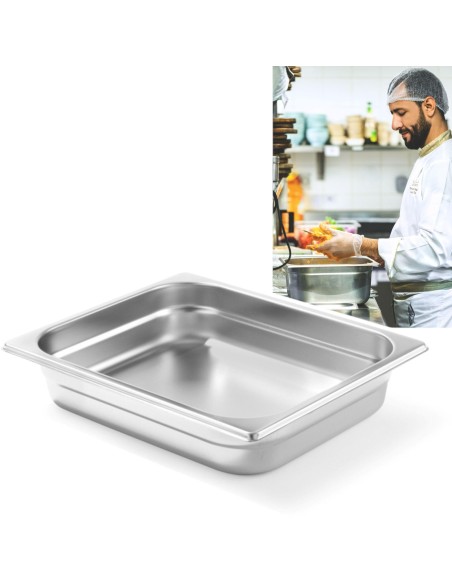GN 1/2 nerūdijančio plieno konteineris Profi Line aukštis 150 mm - Hendi 801413